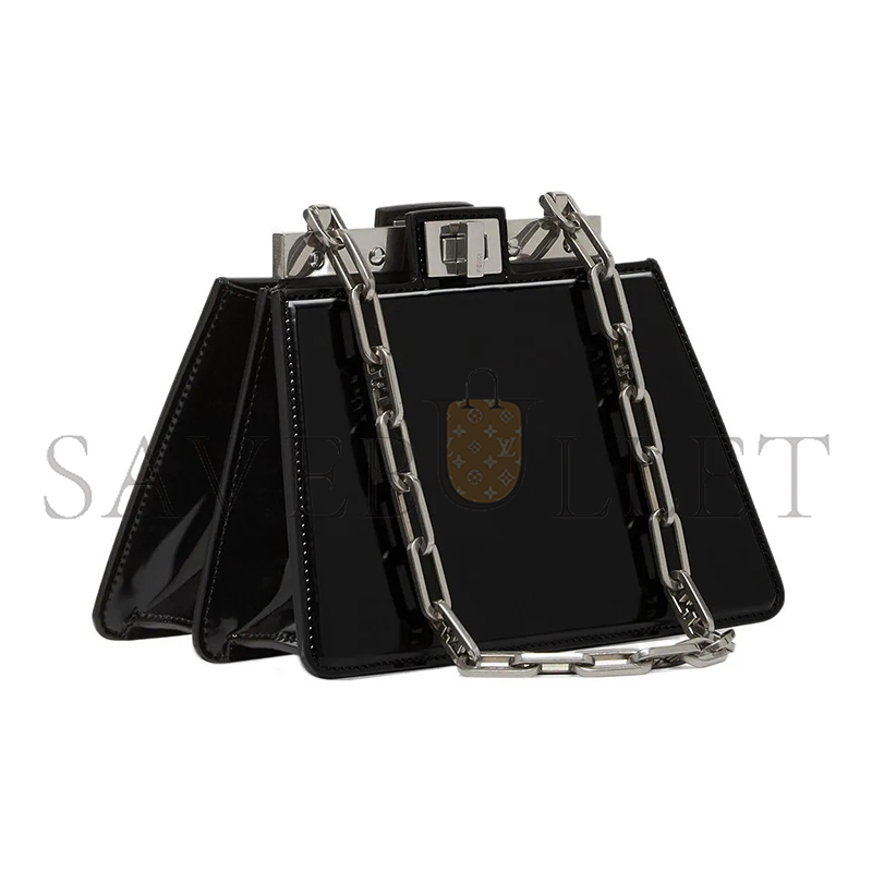 FENDI PEEKABOO CUT MINI CHAIN SHOULDER BAG 8BN339ANSCF1JUW (20.5*14*11cm)